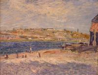 Sisley, Alfred - Riverbanks at Saint-Mammes